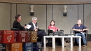 Podiumsdiskussion v.l.n.r.: Prof. Dr. Meyen, Prof. Dr. Vogt, Prof. Dr. Pittel, Prof. Dr. Lessenich